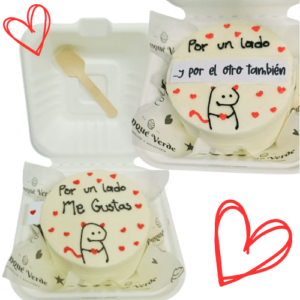 Pastel con mensaje secreto
