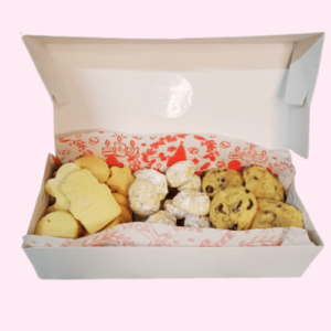 Caja de galletas de navidad grande