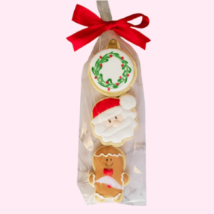 Paquete de galletas decoradas de Navidad